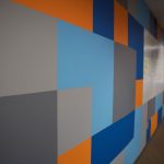 Commercial painted wall in Hillsboro, OR