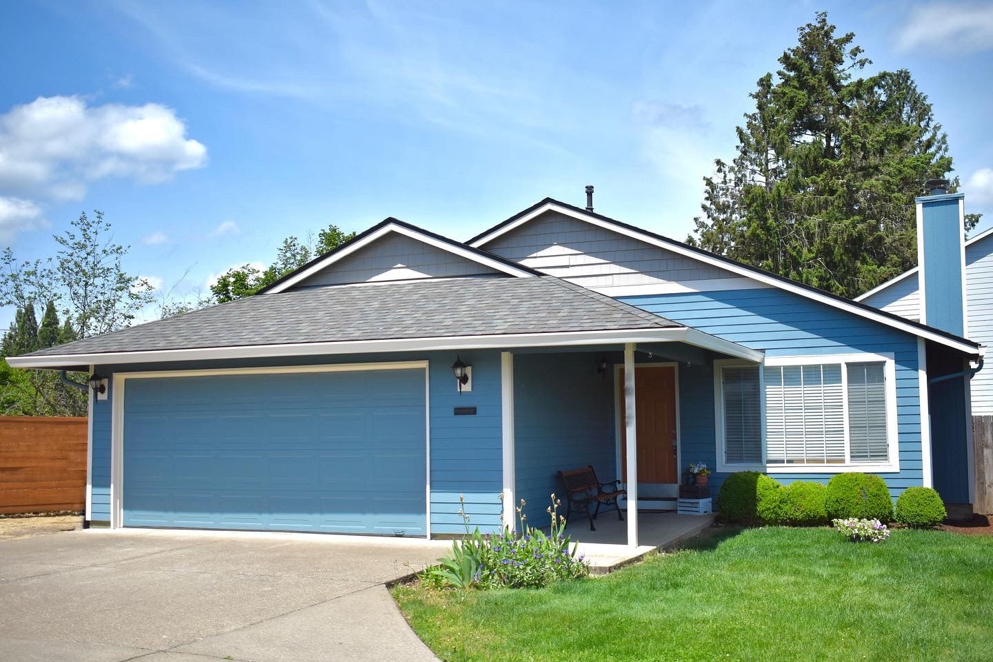 Exterior Residential Painting Single Level Home After