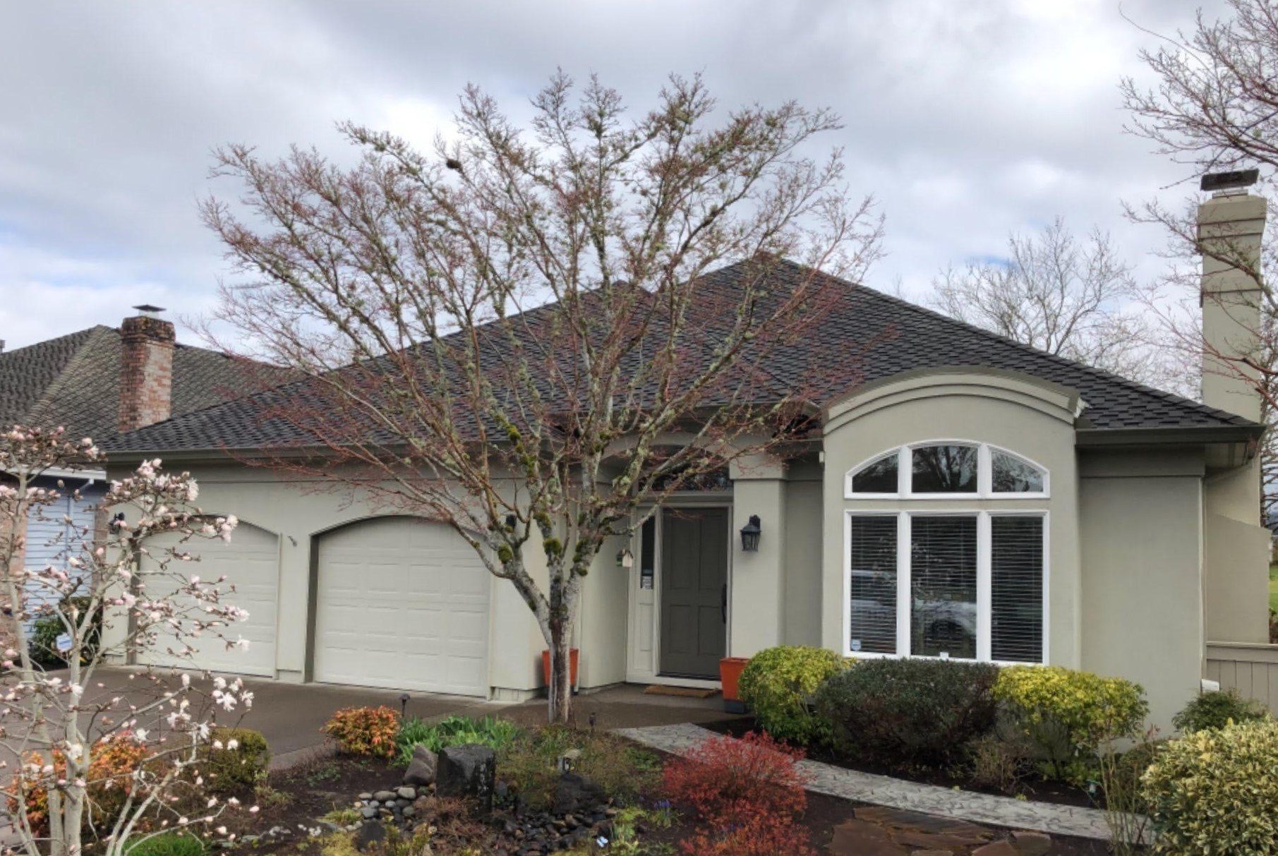 Exterior Residential Painting Stucco - EFIS Before
